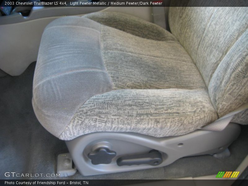 Light Pewter Metallic / Medium Pewter/Dark Pewter 2003 Chevrolet TrailBlazer LS 4x4