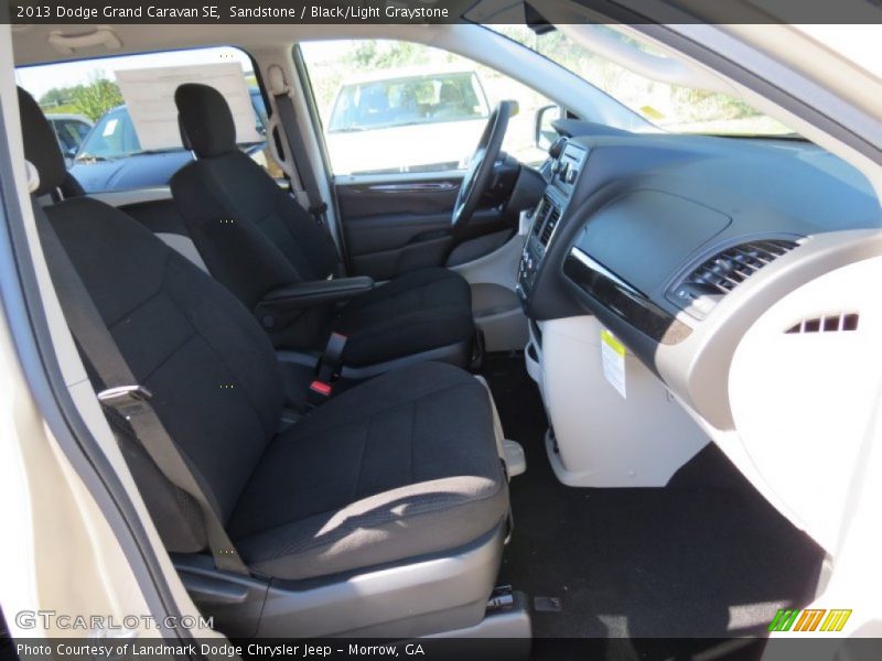 Sandstone / Black/Light Graystone 2013 Dodge Grand Caravan SE