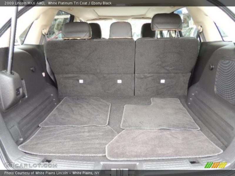White Platinum Tri Coat / Ebony Black 2009 Lincoln MKX AWD