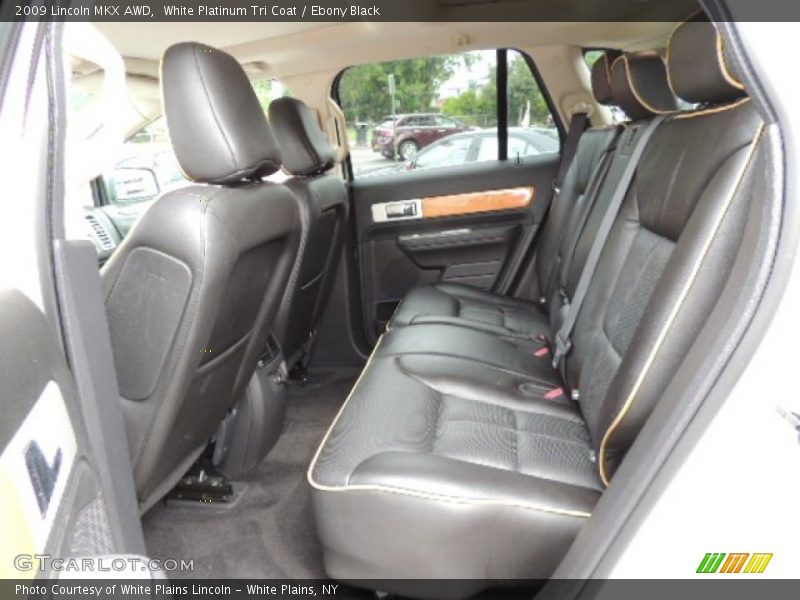 White Platinum Tri Coat / Ebony Black 2009 Lincoln MKX AWD