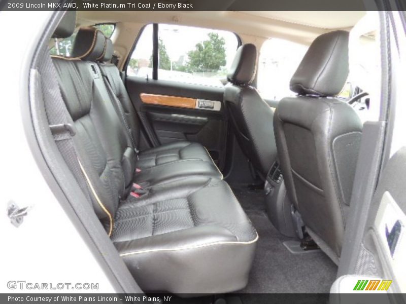 White Platinum Tri Coat / Ebony Black 2009 Lincoln MKX AWD
