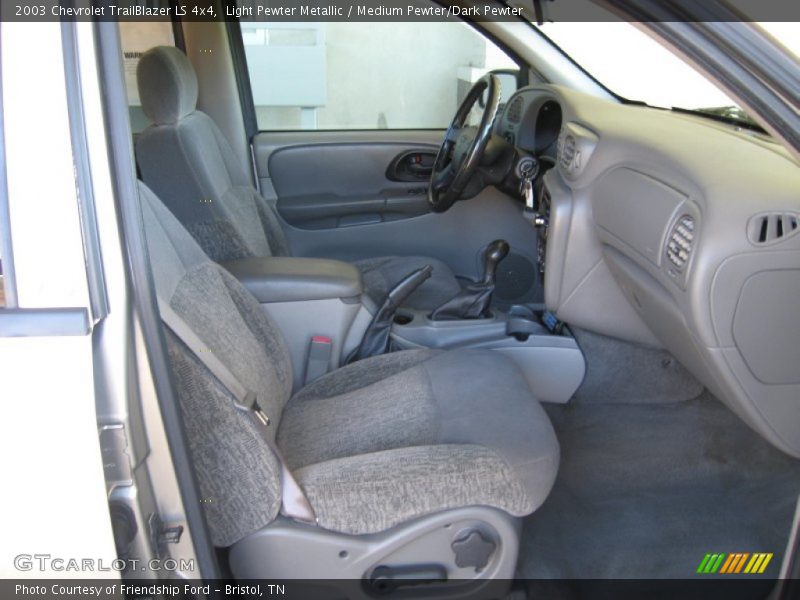 Light Pewter Metallic / Medium Pewter/Dark Pewter 2003 Chevrolet TrailBlazer LS 4x4