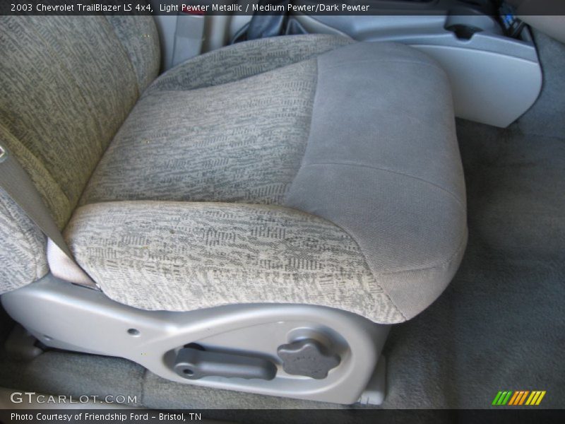 Light Pewter Metallic / Medium Pewter/Dark Pewter 2003 Chevrolet TrailBlazer LS 4x4