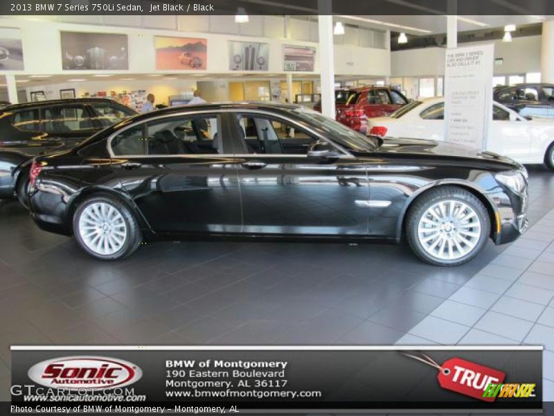 Jet Black / Black 2013 BMW 7 Series 750Li Sedan