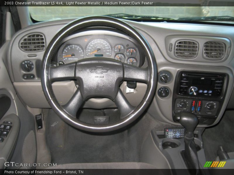 Light Pewter Metallic / Medium Pewter/Dark Pewter 2003 Chevrolet TrailBlazer LS 4x4