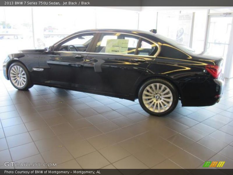 Jet Black / Black 2013 BMW 7 Series 750Li Sedan