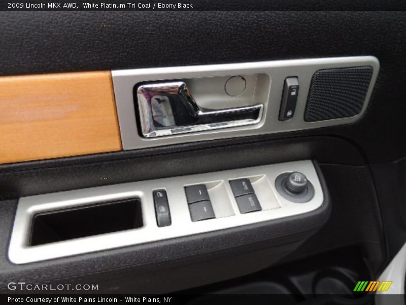 White Platinum Tri Coat / Ebony Black 2009 Lincoln MKX AWD