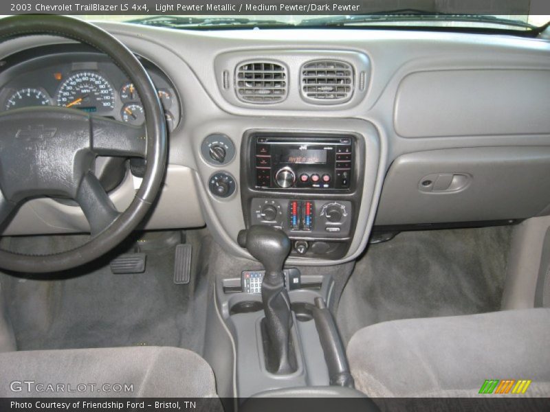 Light Pewter Metallic / Medium Pewter/Dark Pewter 2003 Chevrolet TrailBlazer LS 4x4