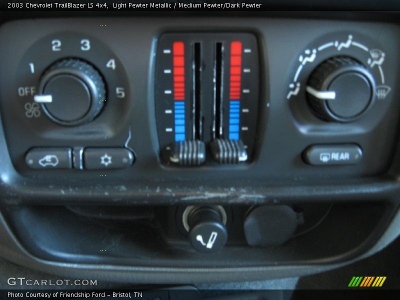 Light Pewter Metallic / Medium Pewter/Dark Pewter 2003 Chevrolet TrailBlazer LS 4x4