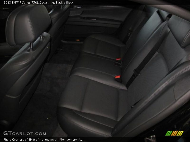 Jet Black / Black 2013 BMW 7 Series 750Li Sedan