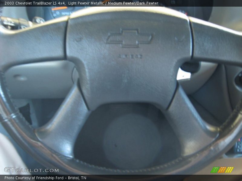 Light Pewter Metallic / Medium Pewter/Dark Pewter 2003 Chevrolet TrailBlazer LS 4x4