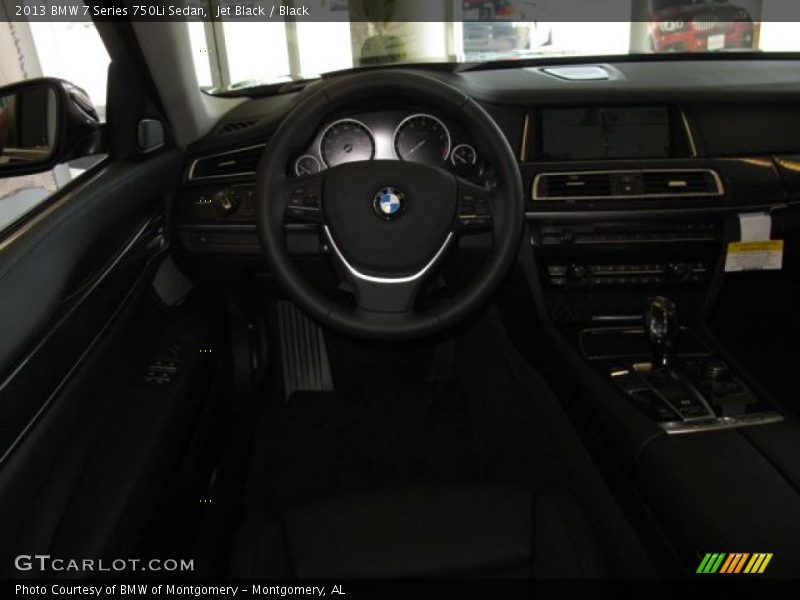 Jet Black / Black 2013 BMW 7 Series 750Li Sedan