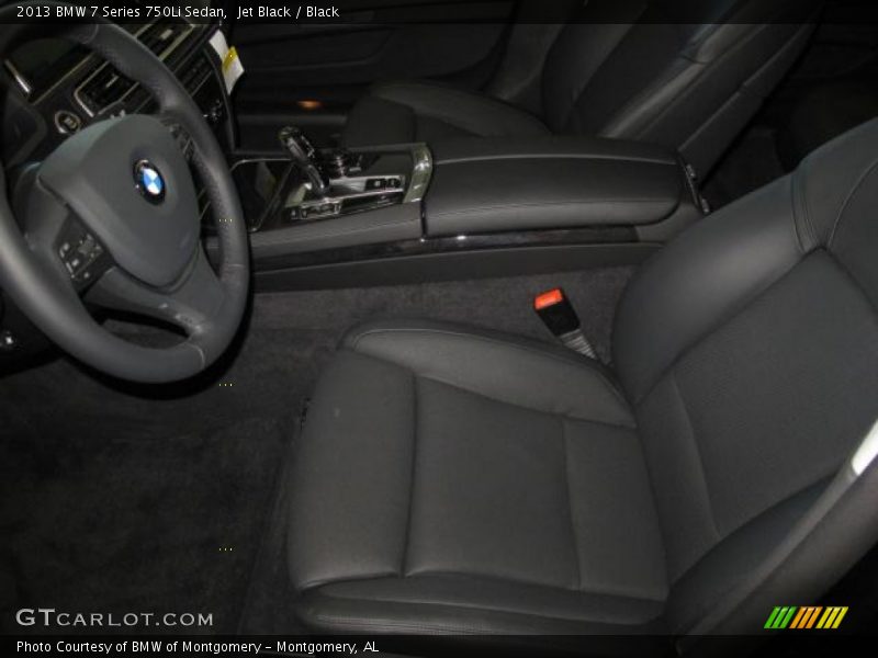 Jet Black / Black 2013 BMW 7 Series 750Li Sedan