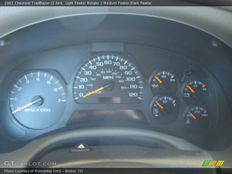 Light Pewter Metallic / Medium Pewter/Dark Pewter 2003 Chevrolet TrailBlazer LS 4x4