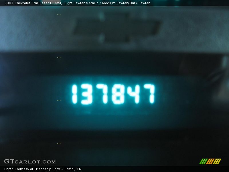 Light Pewter Metallic / Medium Pewter/Dark Pewter 2003 Chevrolet TrailBlazer LS 4x4