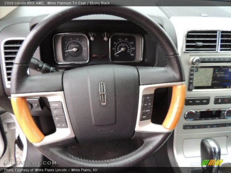 White Platinum Tri Coat / Ebony Black 2009 Lincoln MKX AWD