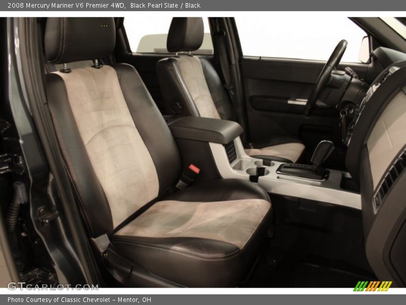 Black Pearl Slate / Black 2008 Mercury Mariner V6 Premier 4WD