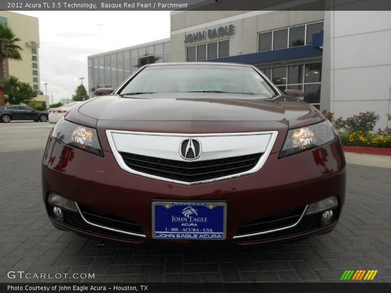Basque Red Pearl / Parchment 2012 Acura TL 3.5 Technology
