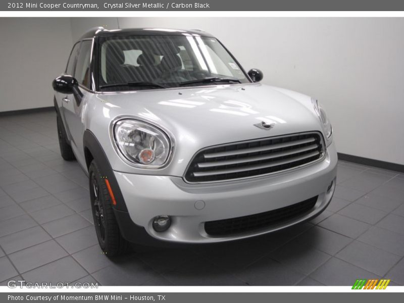 Crystal Silver Metallic / Carbon Black 2012 Mini Cooper Countryman