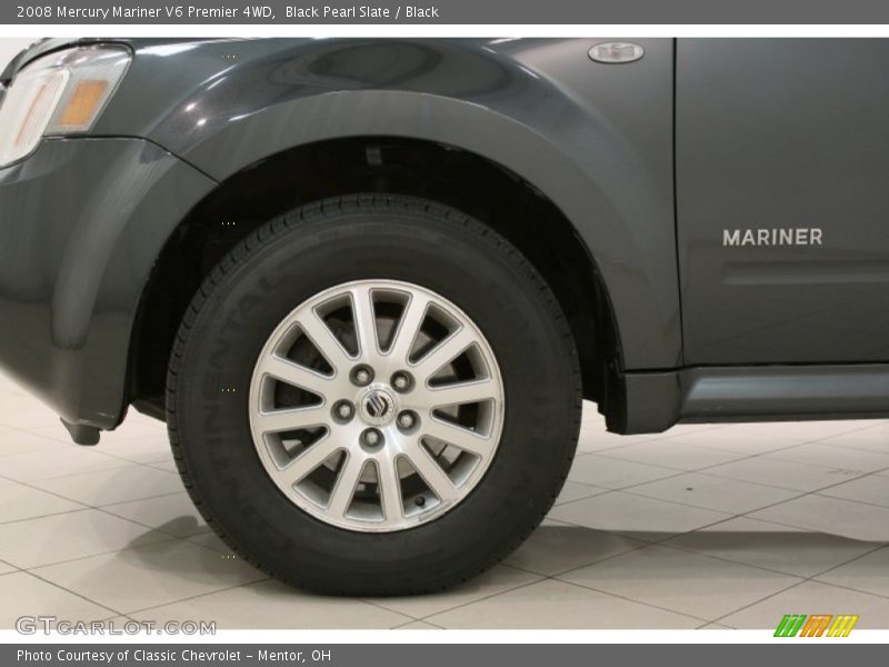 Black Pearl Slate / Black 2008 Mercury Mariner V6 Premier 4WD