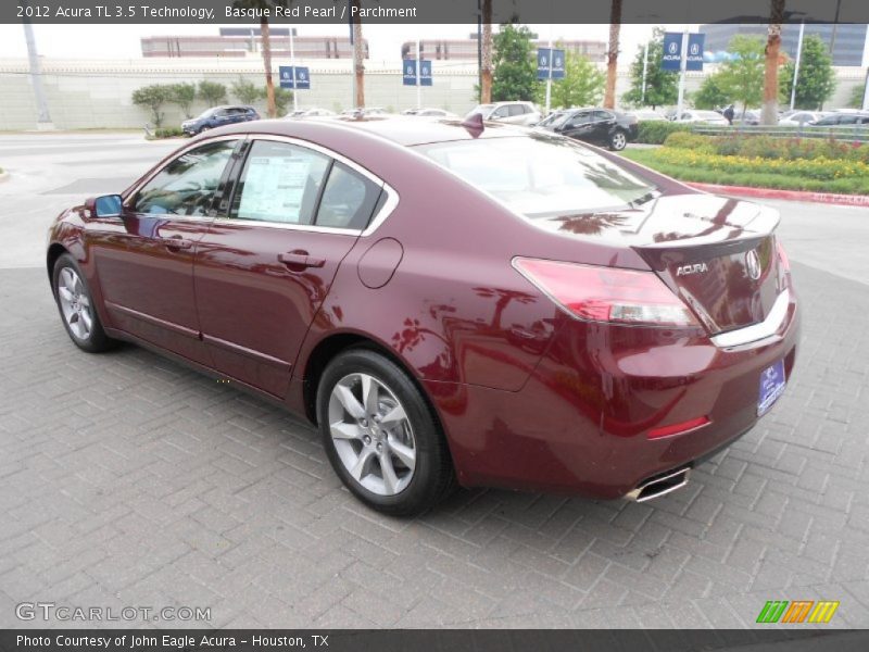 Basque Red Pearl / Parchment 2012 Acura TL 3.5 Technology