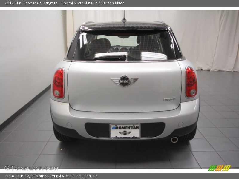 Crystal Silver Metallic / Carbon Black 2012 Mini Cooper Countryman
