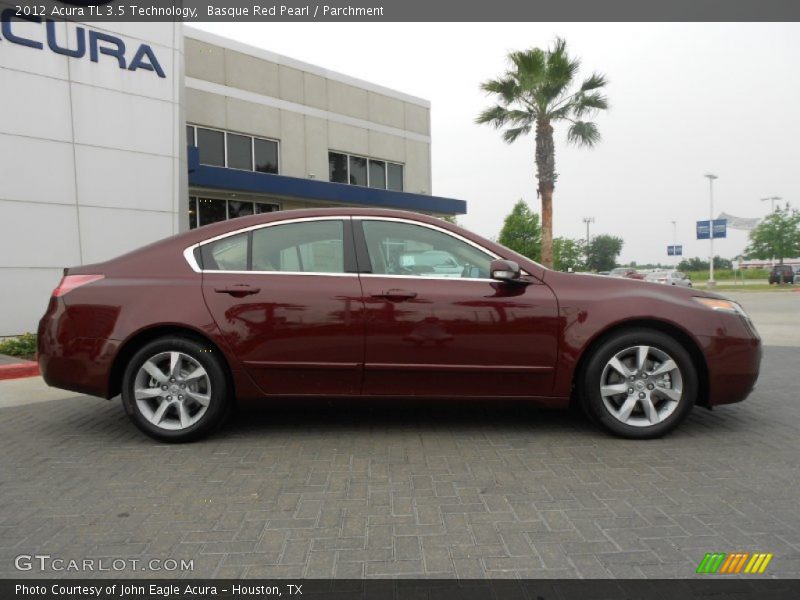Basque Red Pearl / Parchment 2012 Acura TL 3.5 Technology