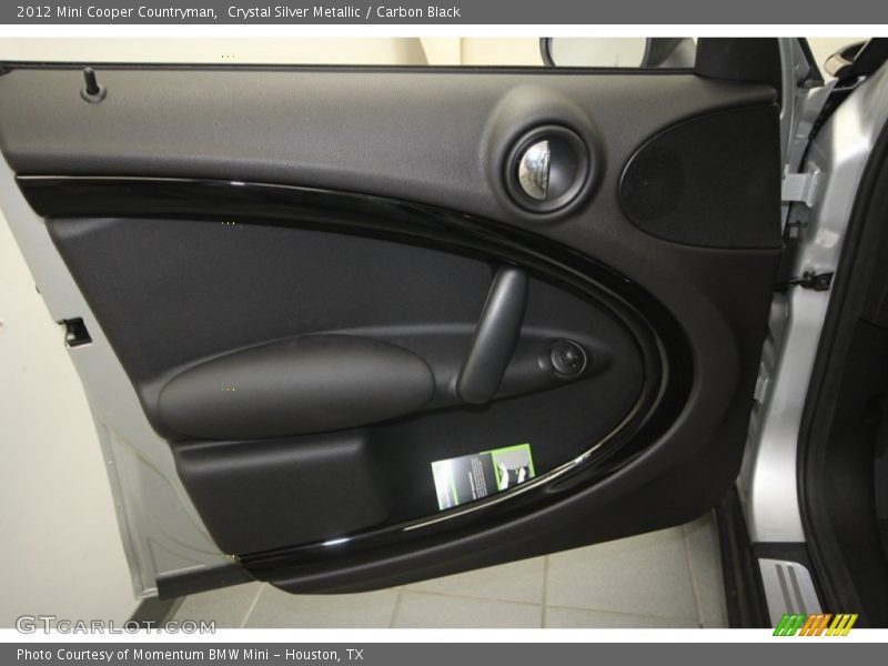 Crystal Silver Metallic / Carbon Black 2012 Mini Cooper Countryman