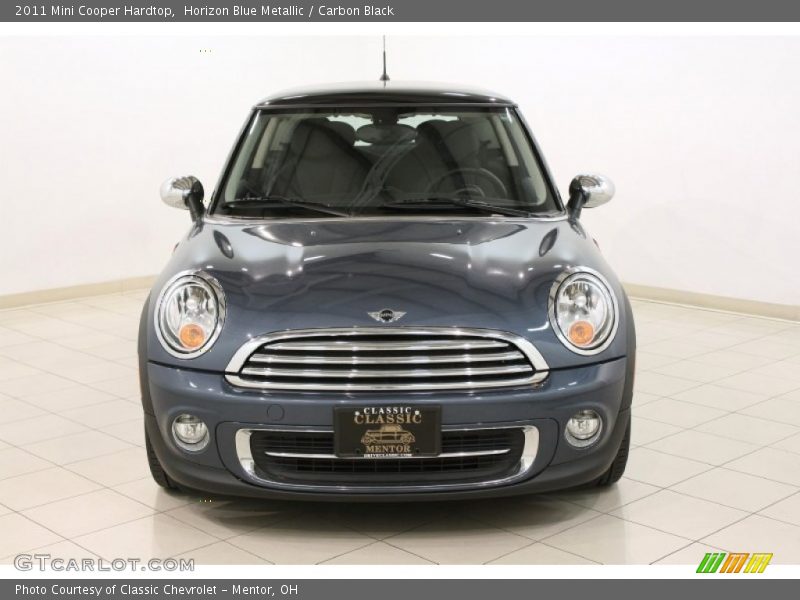 Horizon Blue Metallic / Carbon Black 2011 Mini Cooper Hardtop