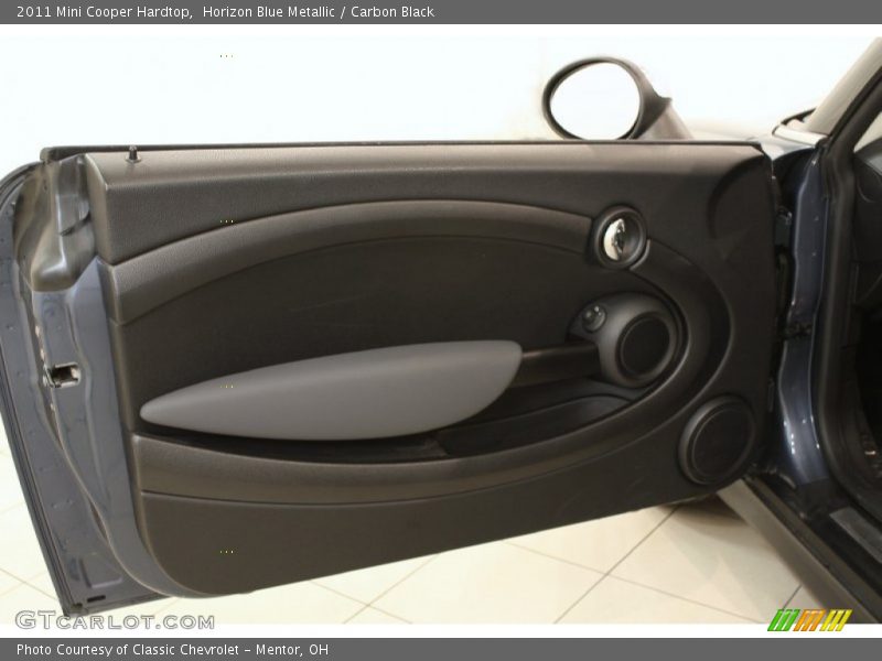 Horizon Blue Metallic / Carbon Black 2011 Mini Cooper Hardtop