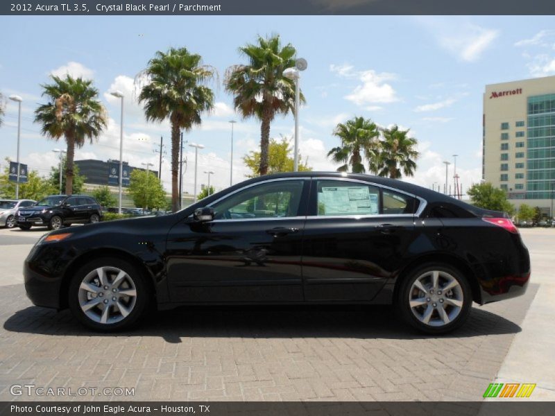 Crystal Black Pearl / Parchment 2012 Acura TL 3.5