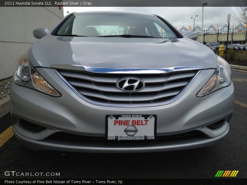 Radiant Silver / Gray 2011 Hyundai Sonata GLS