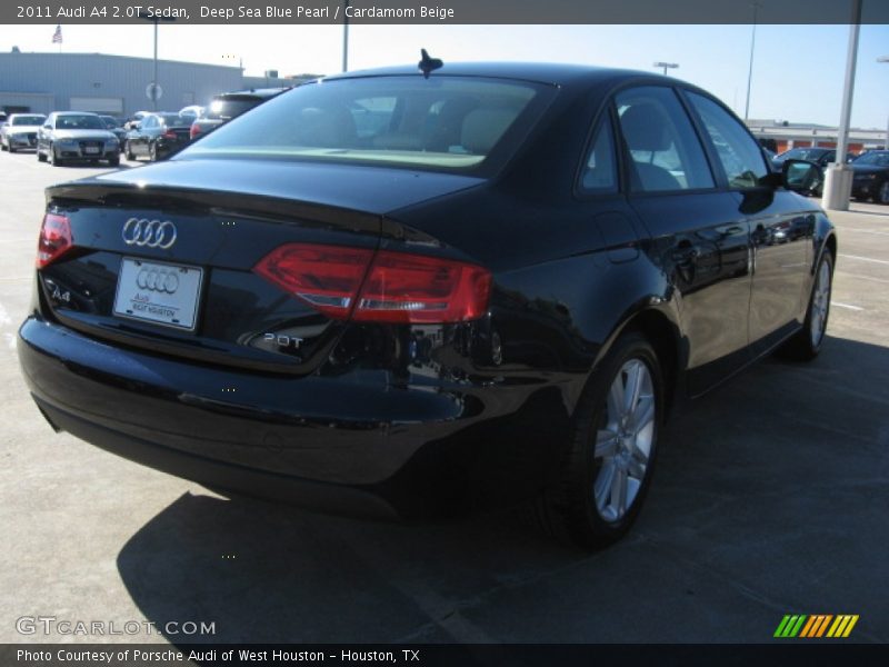 Deep Sea Blue Pearl / Cardamom Beige 2011 Audi A4 2.0T Sedan