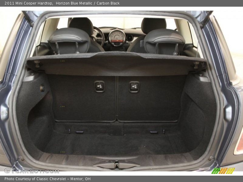 Horizon Blue Metallic / Carbon Black 2011 Mini Cooper Hardtop