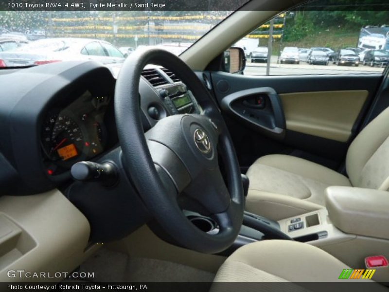 Pyrite Metallic / Sand Beige 2010 Toyota RAV4 I4 4WD