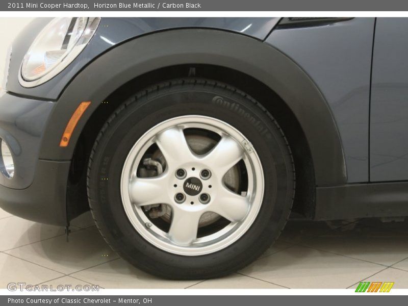 Horizon Blue Metallic / Carbon Black 2011 Mini Cooper Hardtop