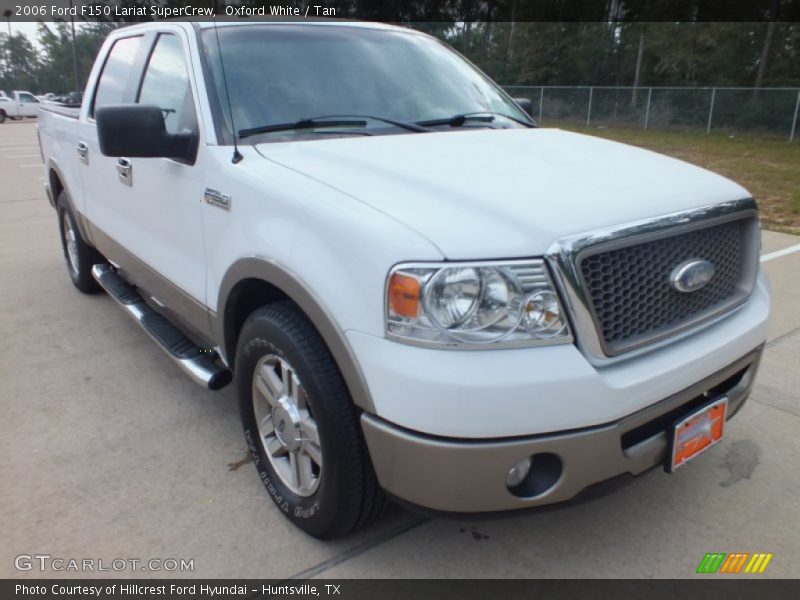 Oxford White / Tan 2006 Ford F150 Lariat SuperCrew
