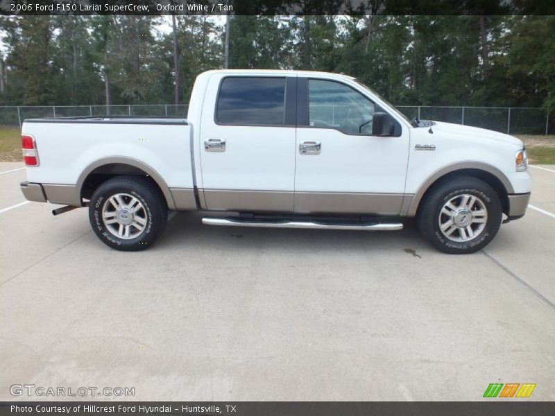 Oxford White / Tan 2006 Ford F150 Lariat SuperCrew