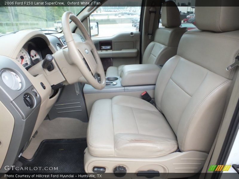Oxford White / Tan 2006 Ford F150 Lariat SuperCrew