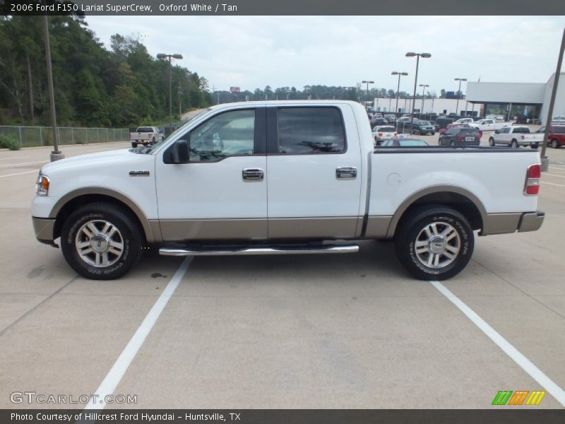 Oxford White / Tan 2006 Ford F150 Lariat SuperCrew