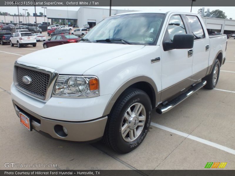 Oxford White / Tan 2006 Ford F150 Lariat SuperCrew