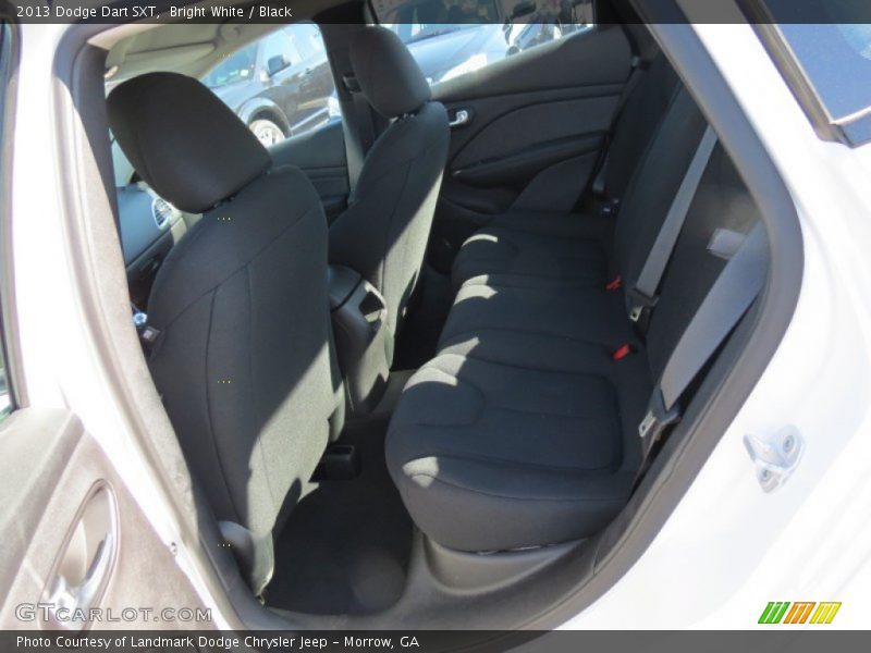 Bright White / Black 2013 Dodge Dart SXT