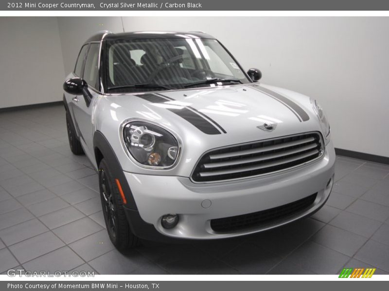 Crystal Silver Metallic / Carbon Black 2012 Mini Cooper Countryman