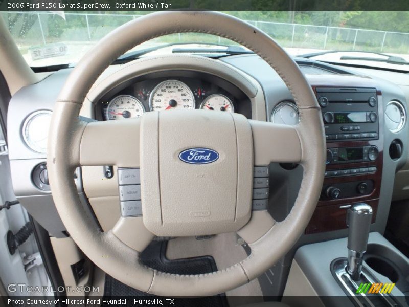 Oxford White / Tan 2006 Ford F150 Lariat SuperCrew