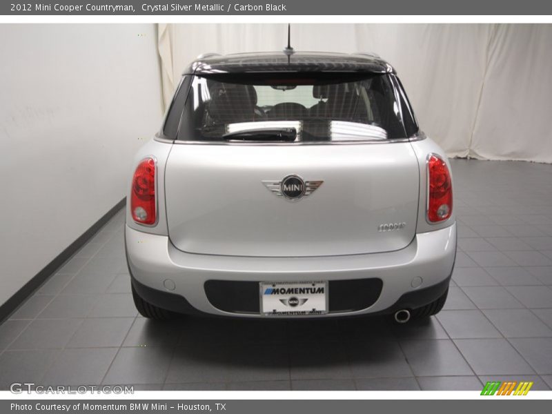 Crystal Silver Metallic / Carbon Black 2012 Mini Cooper Countryman