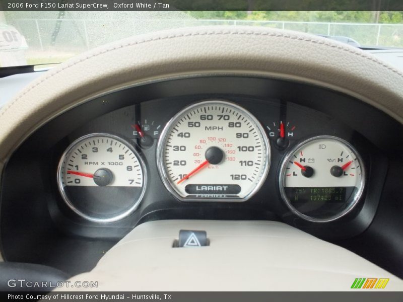 Oxford White / Tan 2006 Ford F150 Lariat SuperCrew
