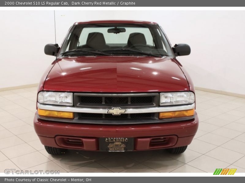 Dark Cherry Red Metallic / Graphite 2000 Chevrolet S10 LS Regular Cab