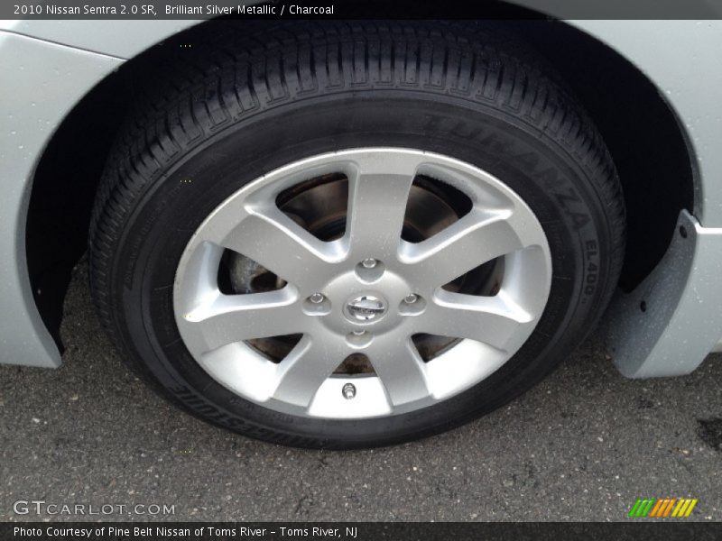 Brilliant Silver Metallic / Charcoal 2010 Nissan Sentra 2.0 SR