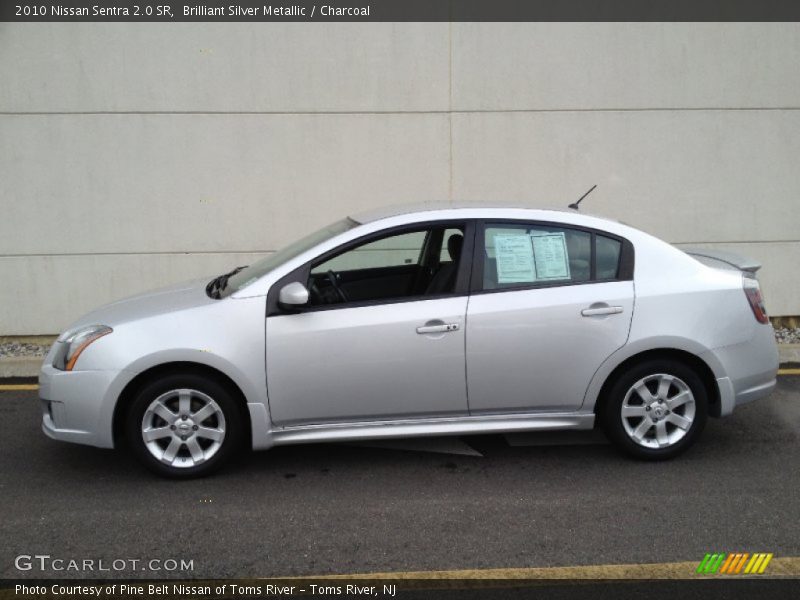 Brilliant Silver Metallic / Charcoal 2010 Nissan Sentra 2.0 SR
