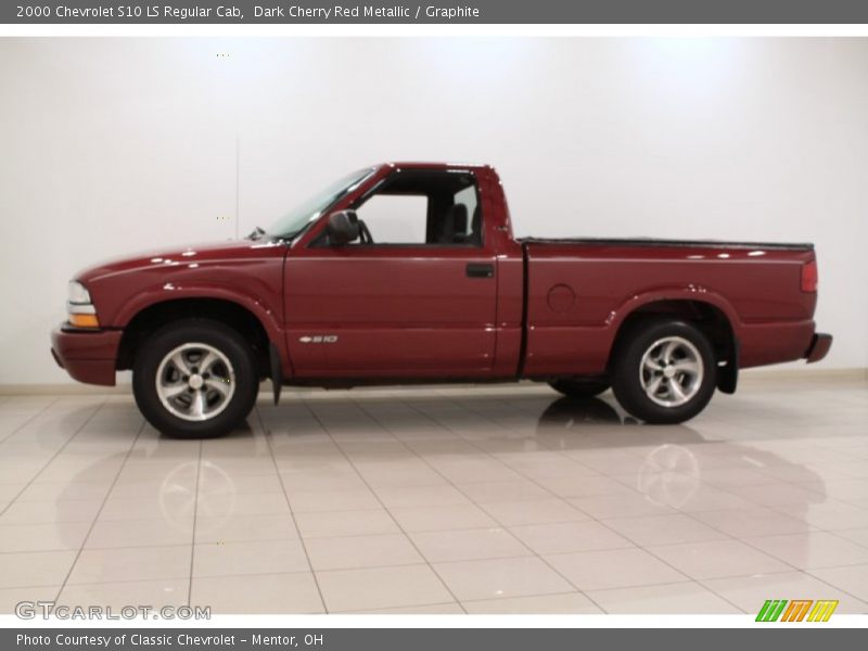  2000 S10 LS Regular Cab Dark Cherry Red Metallic